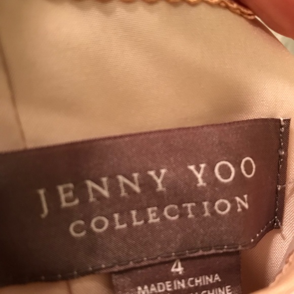 Jenny Yoo Mira blush color convertible bridesmaid dress with sash - Picture 4 of 4